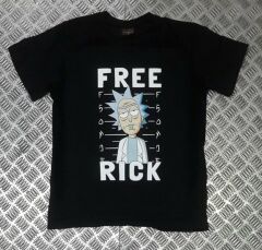 RICK Baskılı T-shirt