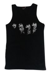 Marilyn Manson Baskılı Sıfır Kol T-Shirt