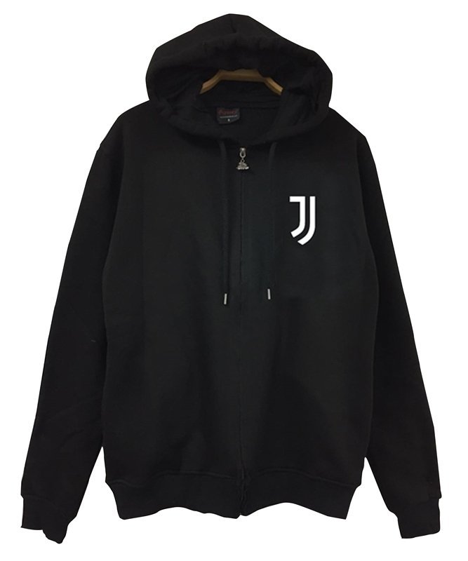 JUVENTUS Baskılı Sweatshirt SİYAH - 4XL