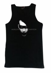 Marilyn Manson Baskılı Sıfır Kol T-Shirt