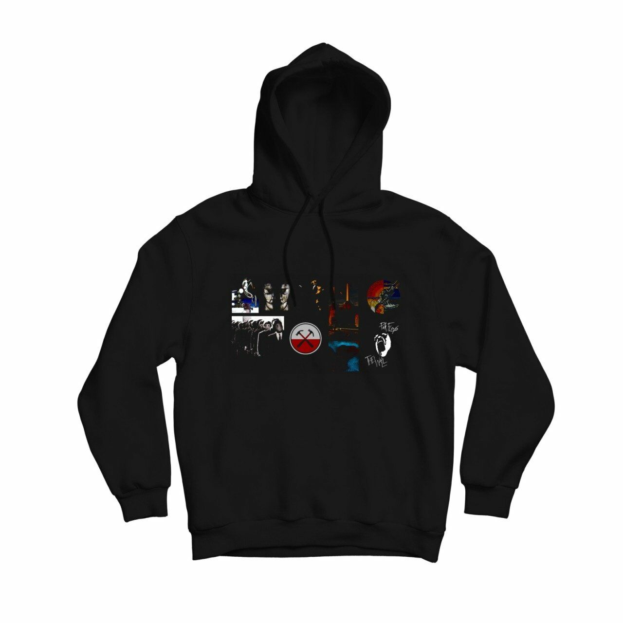 Pink Floyd Baskılı Kapşonlu Sweatshirt