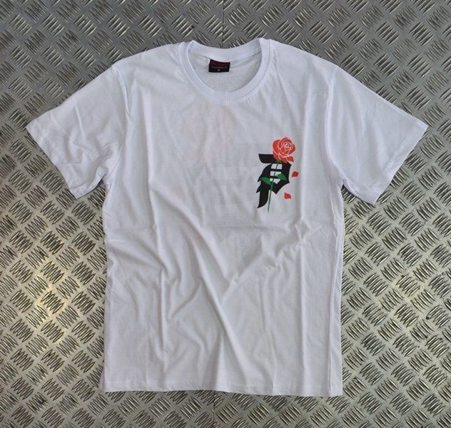GÜL VE SİLAH Baskılı T-shirt