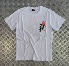 GÜL VE SİLAH Baskılı T-shirt