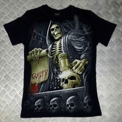 KURU KAFA Baskılı T-shirt