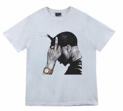 Tupac Shakur Baskılı T-shirt
