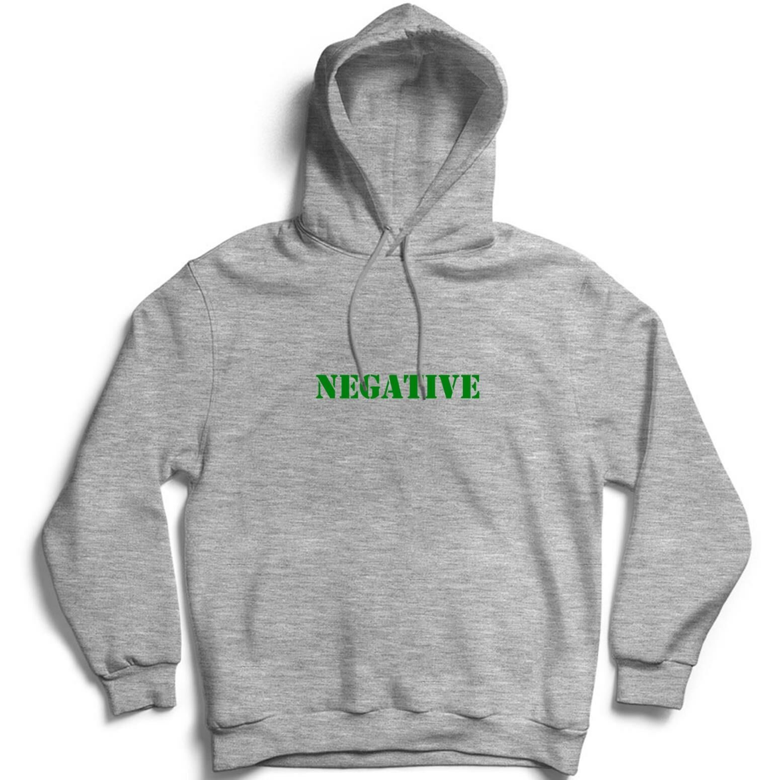 Negatif Bask l Kapu onlu Sweatshirt XS GR