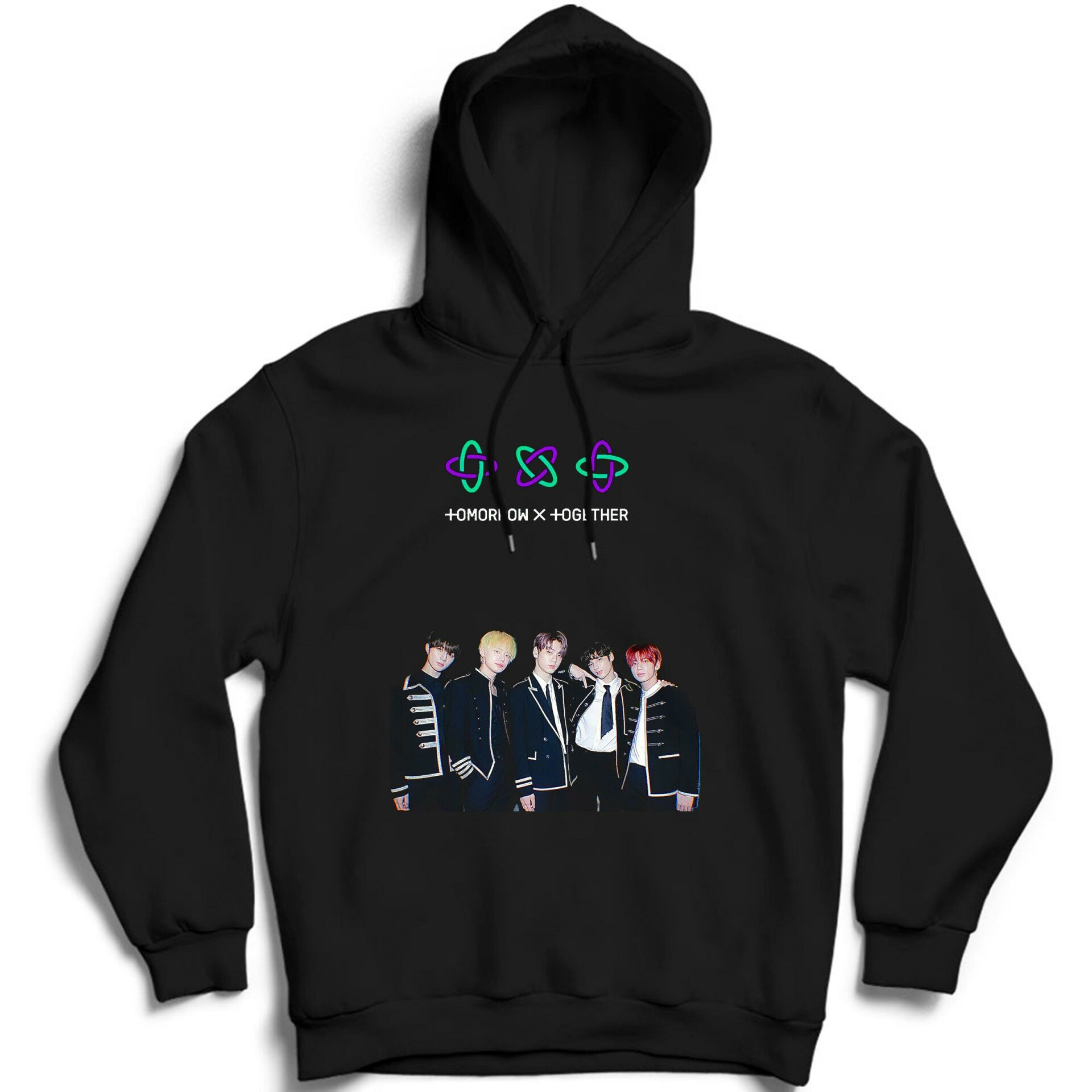 Txt Kpop Müzik Grubu Baskılı Kapşonlu Sweatshirt ( Yeonjun, Soobin, Beomgyu, Taehyun, Huening Kai )