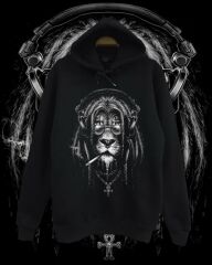 Aslan Hippi Baskılı Sweatshirt