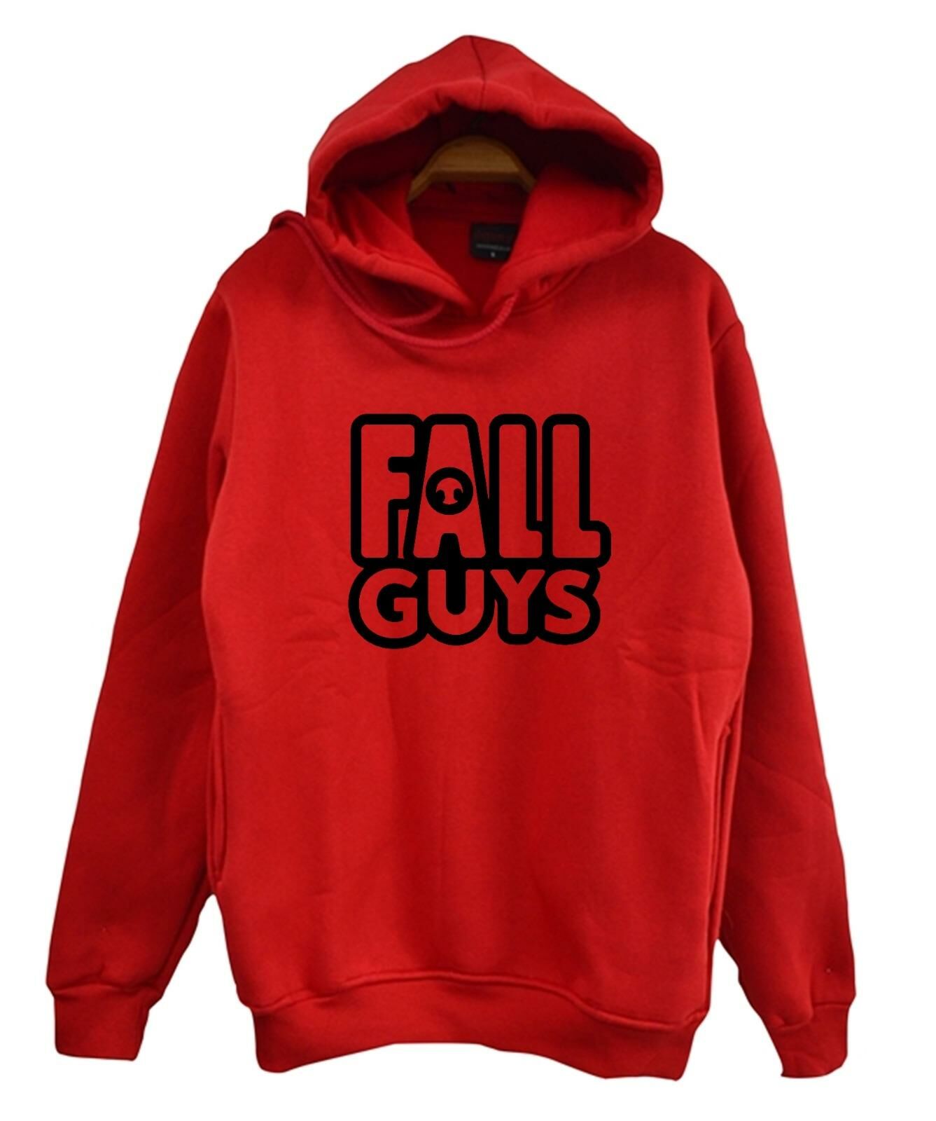 Fall Guys Oyun Baskılı Kapüşonlu Sweatshirt