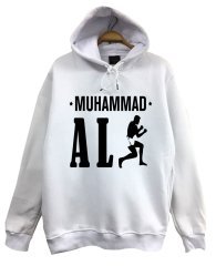 MUHAMMED ALİ Baskılı Sweatshirt BEYAZ - L