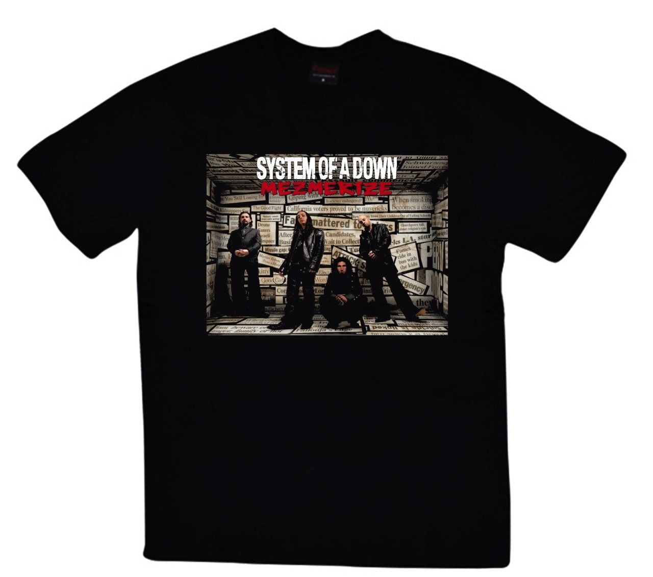 System Of a Down Baskılı T-shirt