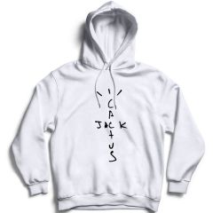 Cactus Jack Travis Scott Astroworld Baskılı Kapüşonlu Sweatshirt
