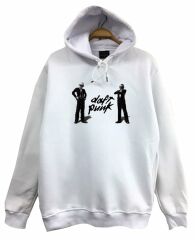 Daft Punk Baskılı Sweatshirt