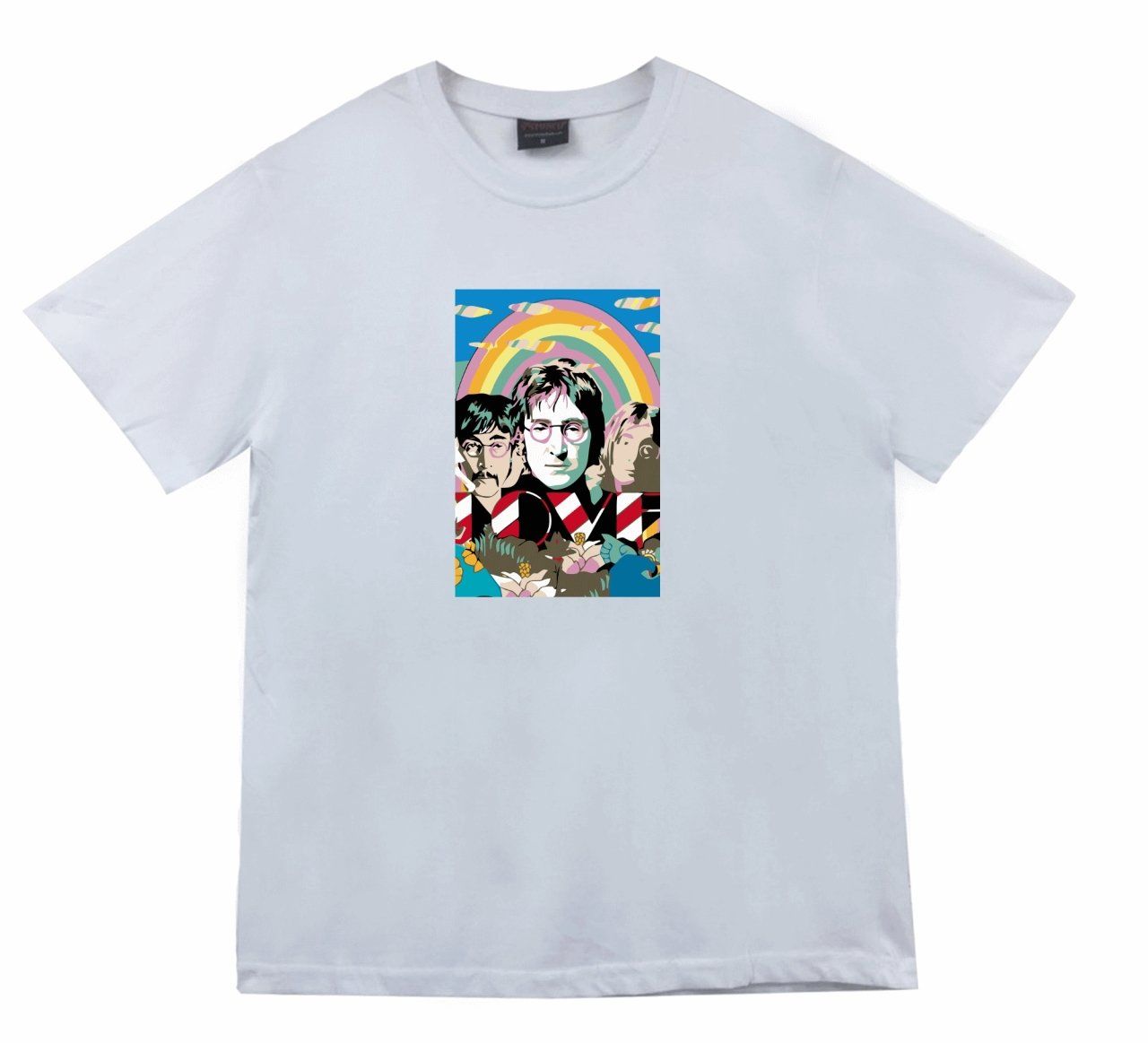The Beatles Baskılı T-shirt