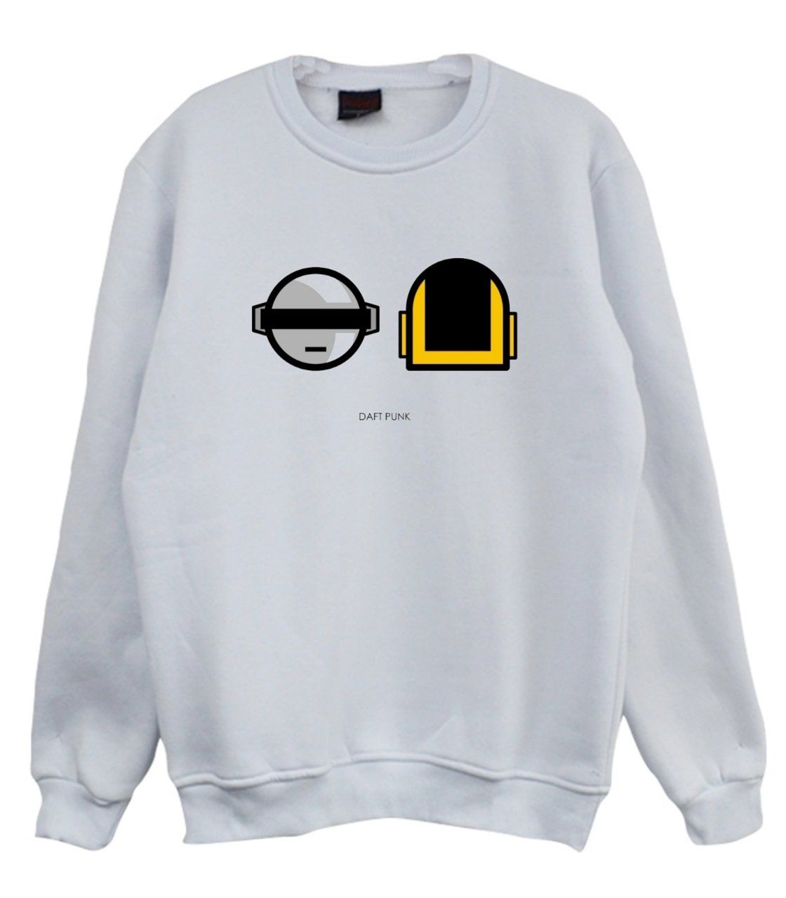 Daft Punk Baskılı Sweatshirt