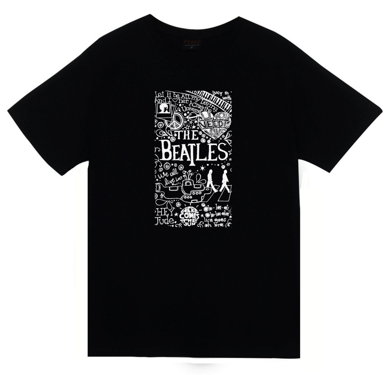 The Beatles Baskılı T-shirt