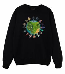 Fortnite Baskılı Sweatshirt