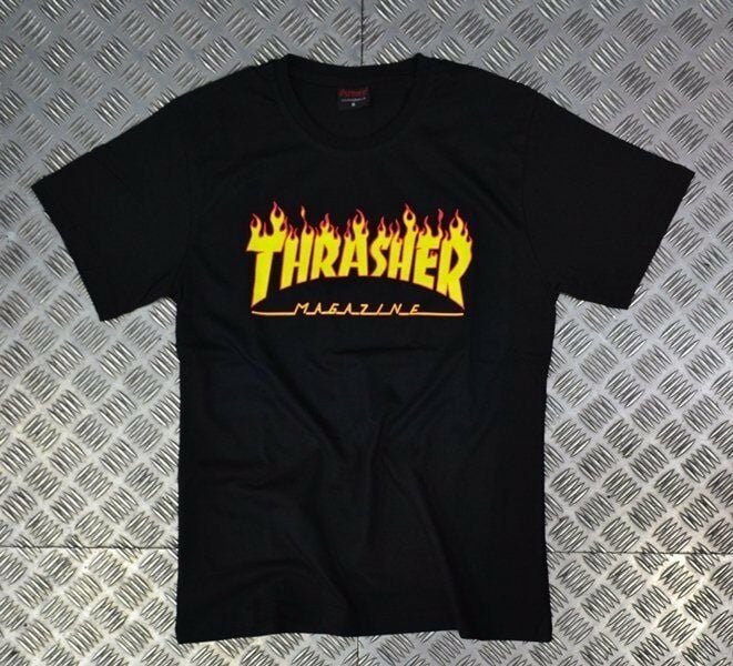 THRASHER Baskılı T-shirt