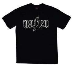 Mayhem Baskılı T-shirt