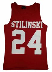 Teen Wolf - Stilinski 24 Baskılı Sıfır Kol T-Shirt