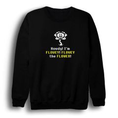 Oyun Undertale Flowey Şans Baskılı Sweatshirt