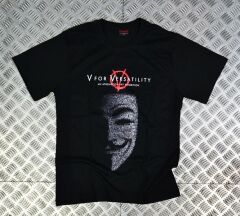 V FOR VENDETTA Baskılı T-shirt