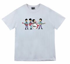 The Beatles Baskılı T-shirt