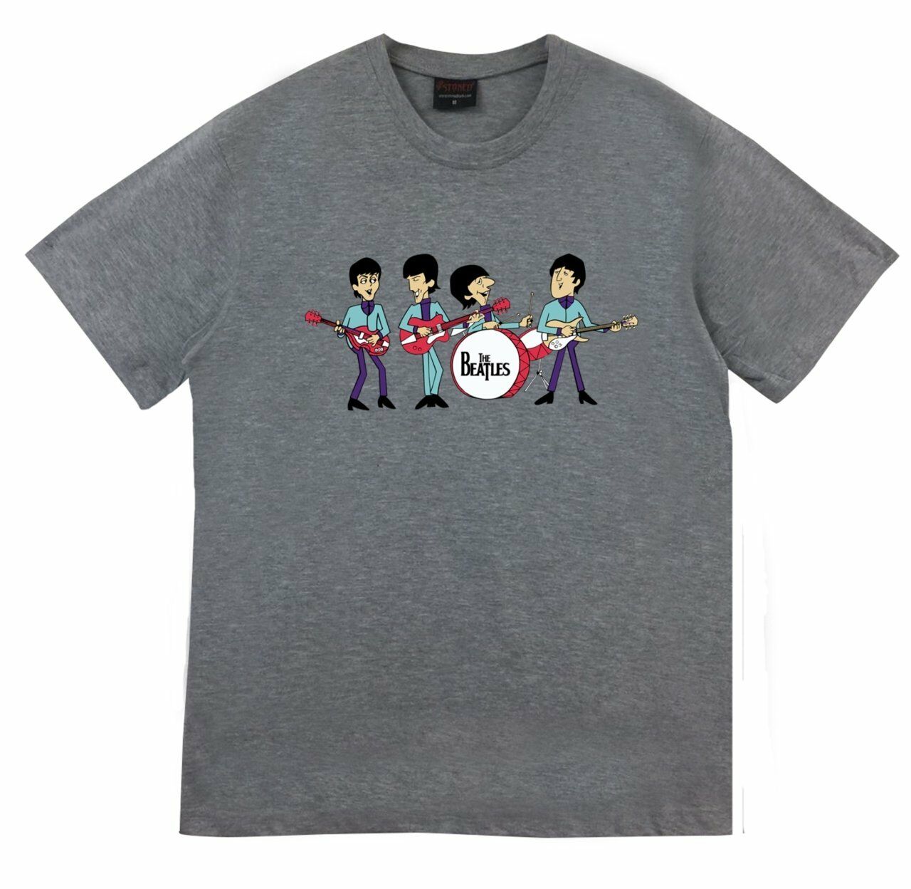 The Beatles Baskılı T-shirt