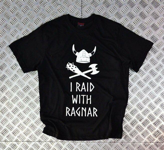VIKINGS Baskılı T-shirt