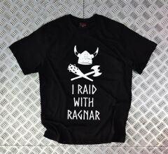 VIKINGS Baskılı T-shirt