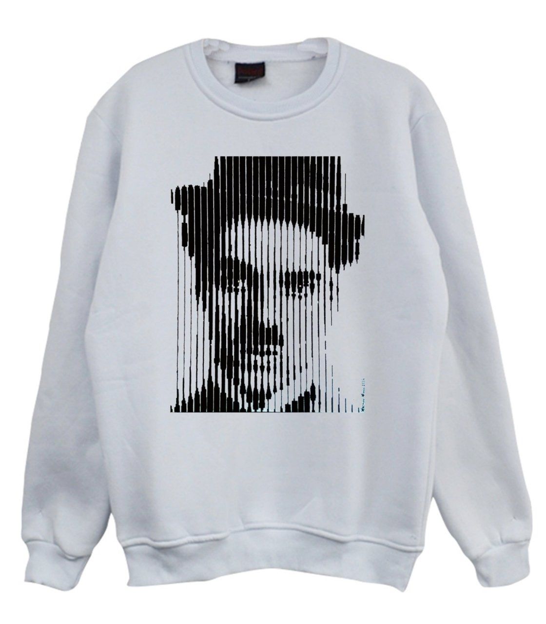 Charlie Chaplin Baskılı Sweatshirt