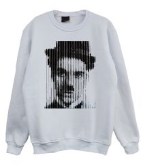 Charlie Chaplin Baskılı Sweatshirt