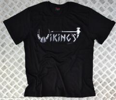 VIKINGS Baskılı T-shirt