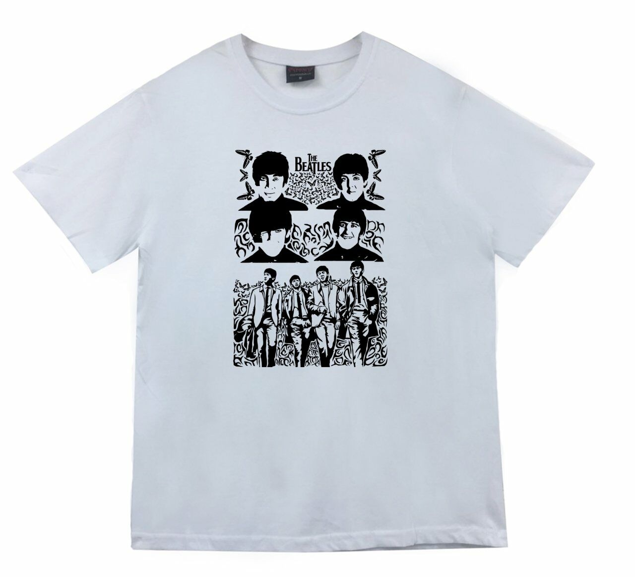 The Beatles Baskılı T-shirt