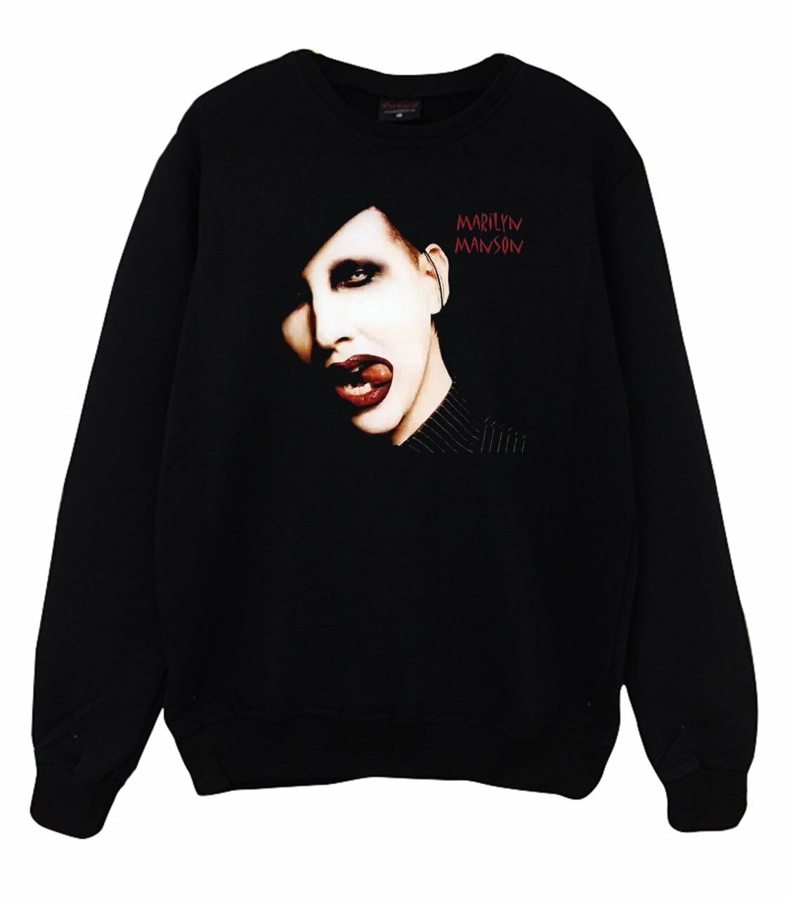 Marilyn Manson Baskılı Sweatshirt