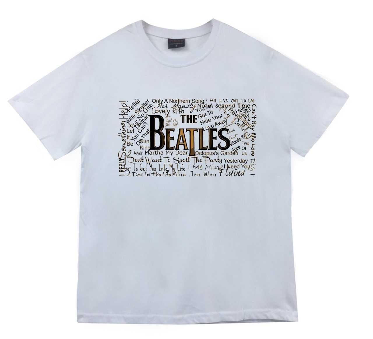 The Beatles Baskılı T-shirt