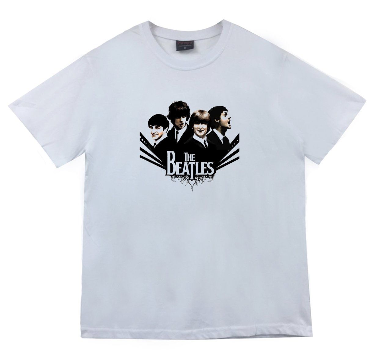 The Beatles Baskılı T-shirt