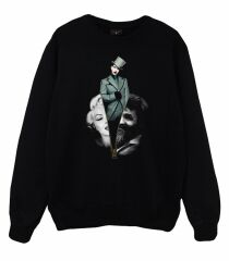 Marilyn Manson Baskılı Sweatshirt