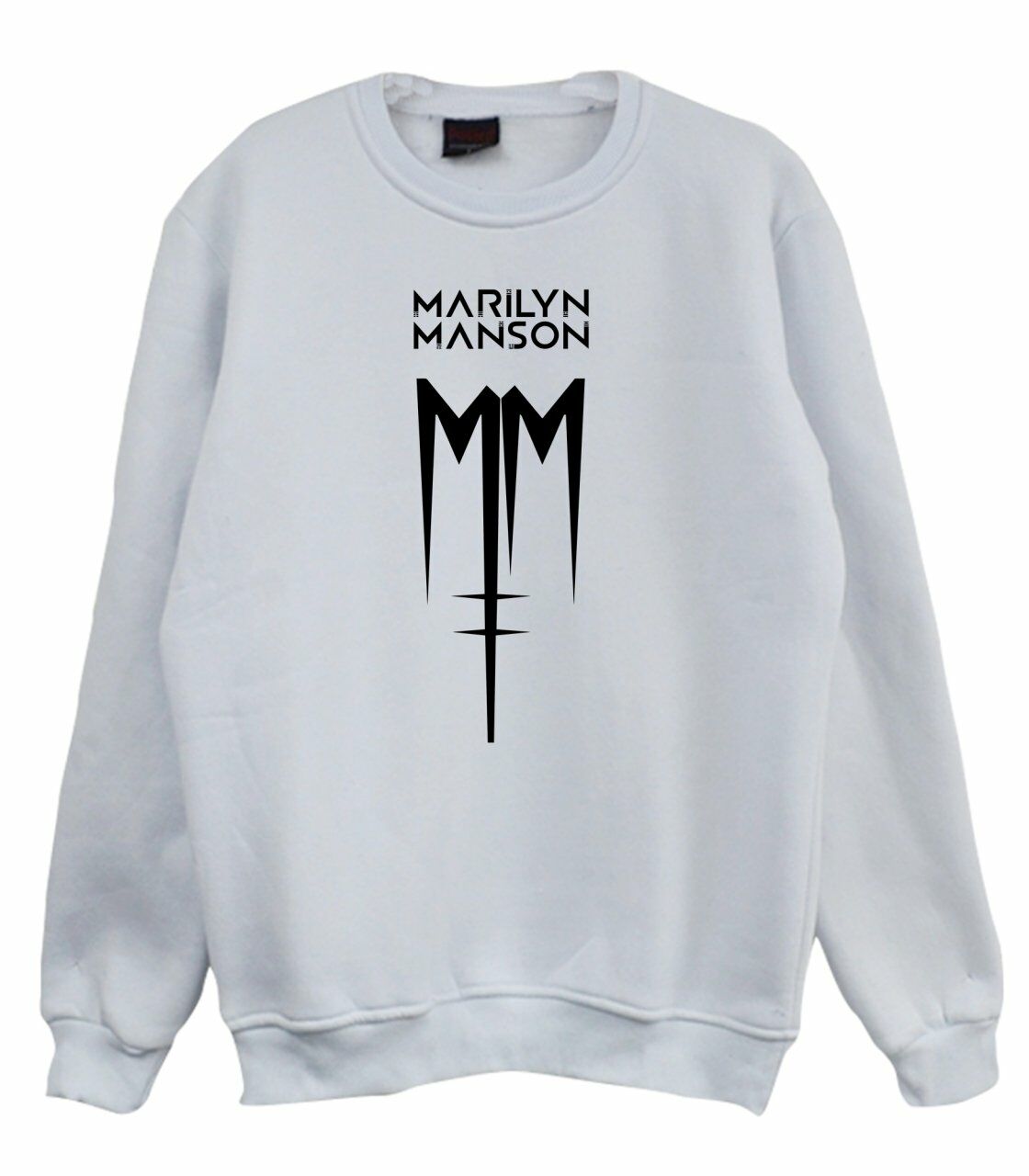 Marilyn Manson Baskılı Sweatshirt
