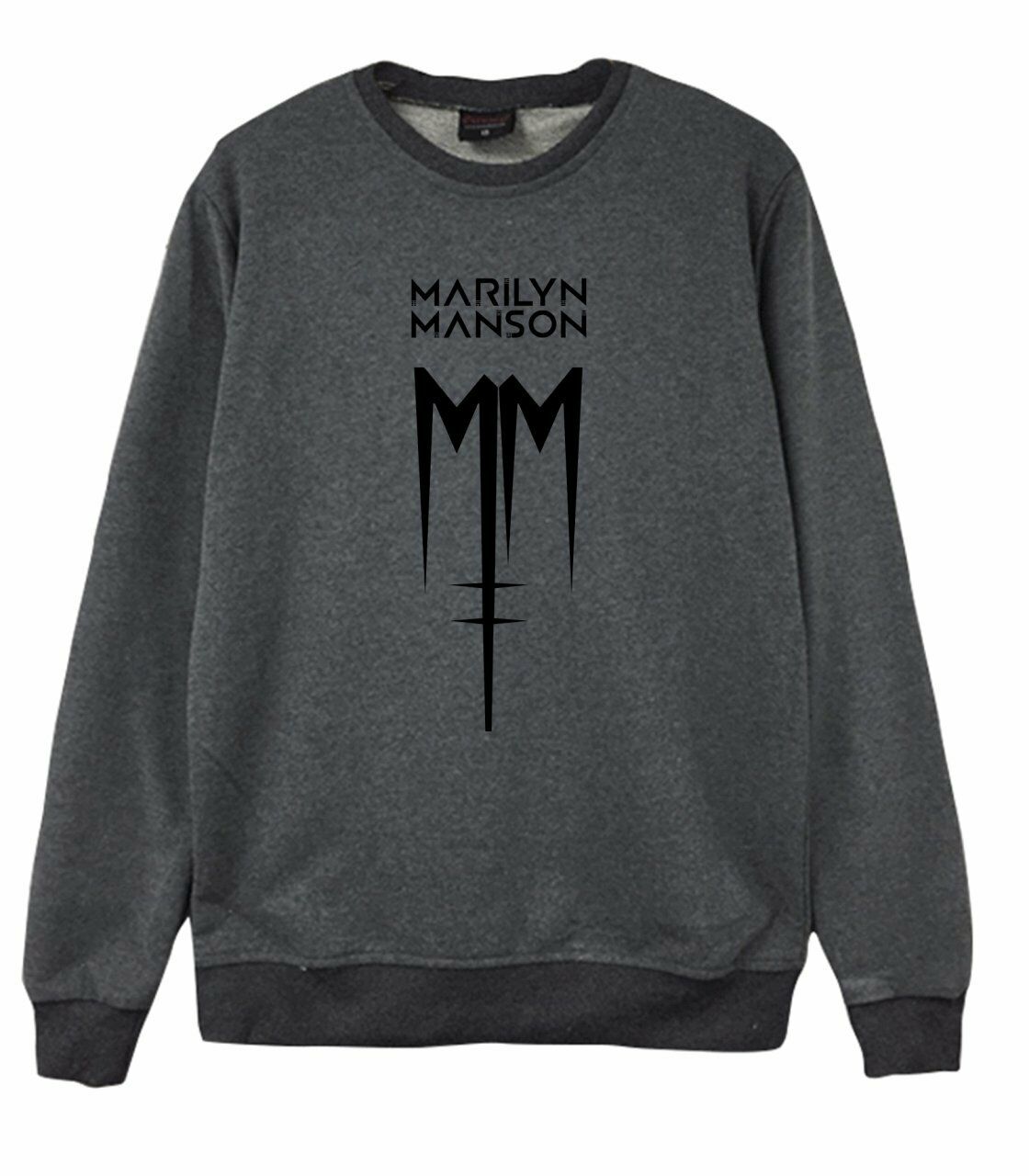 Marilyn Manson Baskılı Sweatshirt