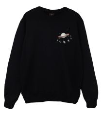 Satürn Baskılı Sweatshirt
