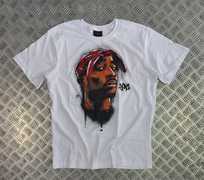 TUPAC Baskılı T-shirt