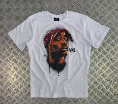 TUPAC Baskılı T-shirt