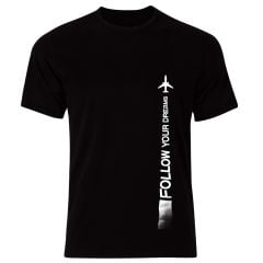 Uçak Baskılı Tshirt ( Havacılık , Airport , Pilot , Tişört )