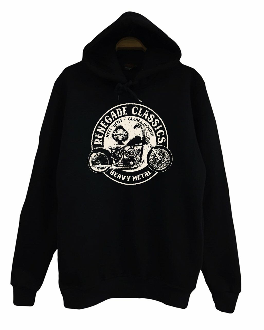 Renegade Classics Heavy Metal Motorbike Baskılı Sweatshirt