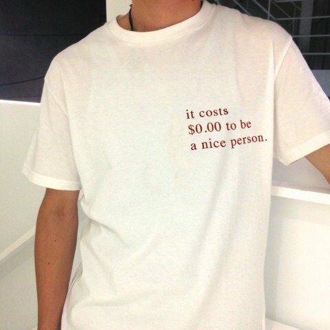 It Costs $0 Baskılı Tişört