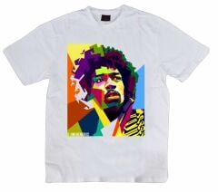 Jimi Hendrix Baskılı T-shirt