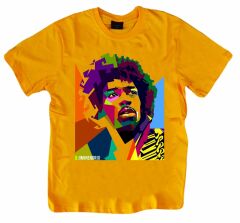 Jimi Hendrix Baskılı T-shirt