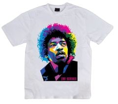 Jimi Hendrix Baskılı T-shirt