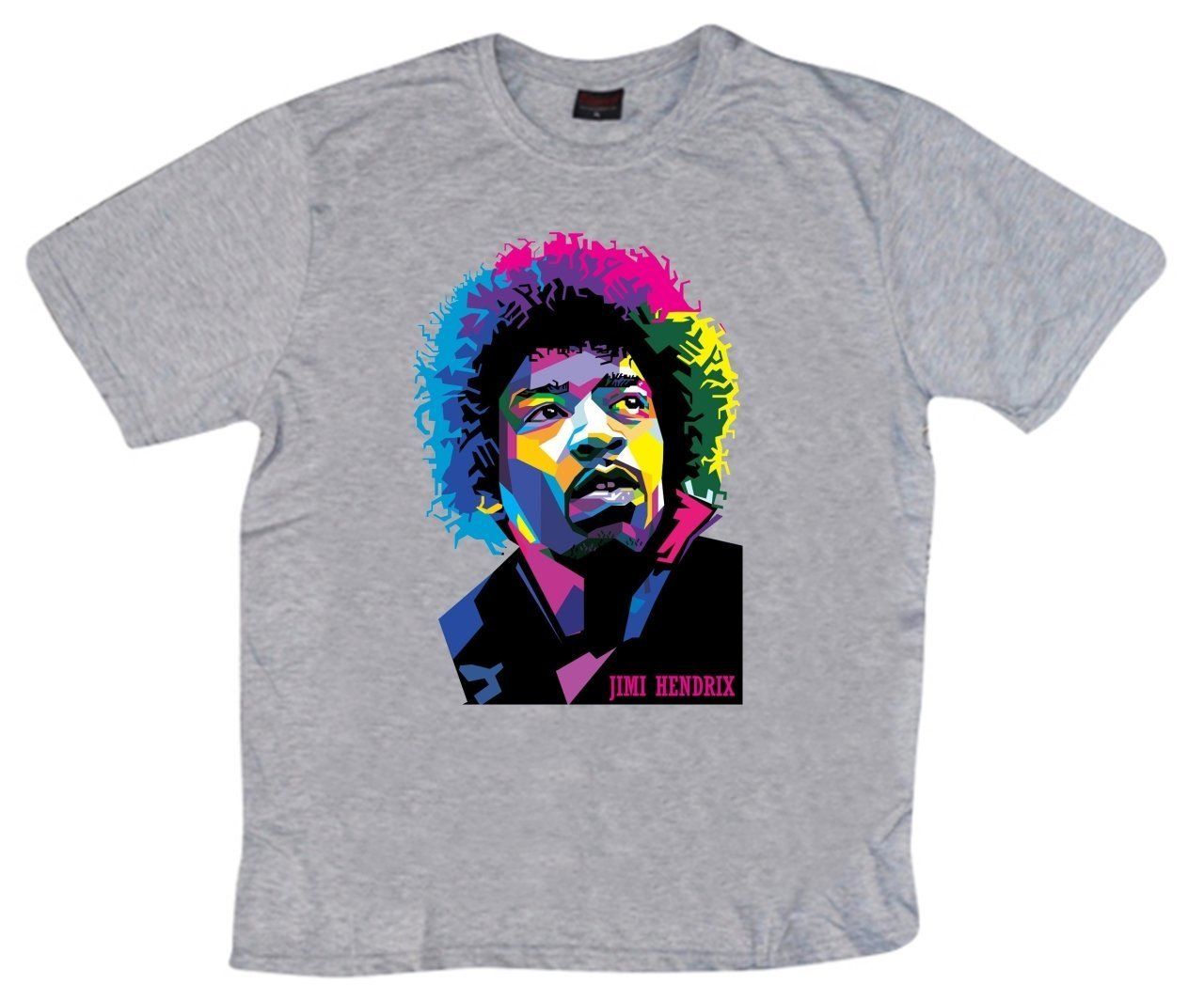 Jimi Hendrix Baskılı T-shirt GRİ - M